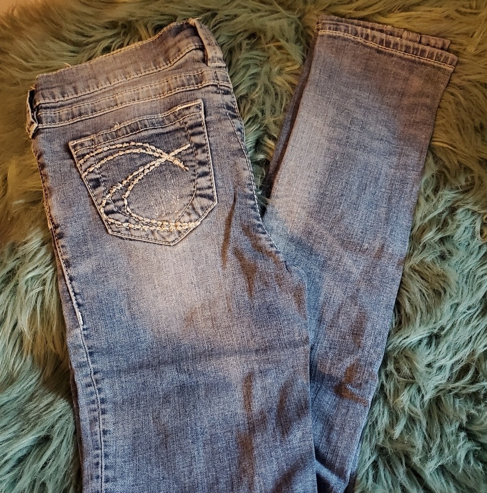 Silver jeggings